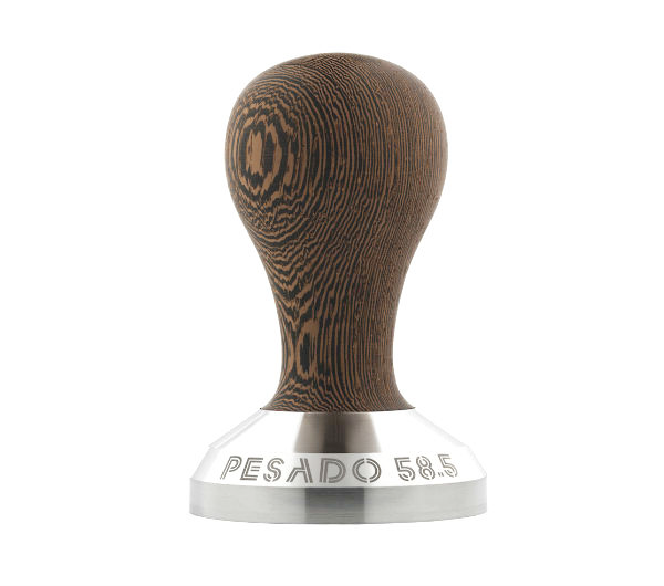 Tamper Wood 58.5mm, Wenge - flat